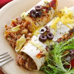 Vegetarian Bean Burritos