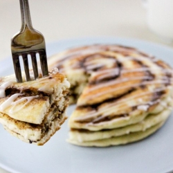 Cinnamon Roll Pancakes