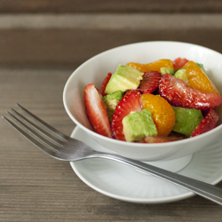 Avocado Strawberry Mandarin Salad