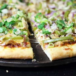 Loaded BBQ Chicken Pizza