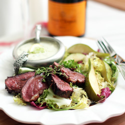 Duck Breast Salad with Pears