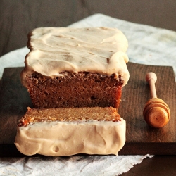 Honey Wheat Cake with Cream Cheese