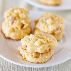 Pina Colada White Choc Cookies