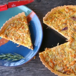 Carrot and Tarragon Tart