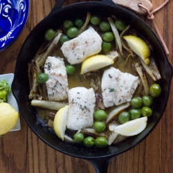 Braised Halibut