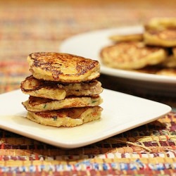 Corn Griddle Cakes with Sausage