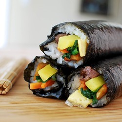 Gimbap (Korean Rice Rolls)