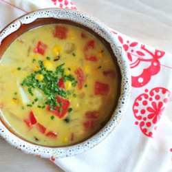 Roasted Corn and Coconut Chowder