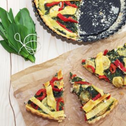 Quiche with Wild Garlic