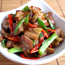 Pork Belly With Chilies