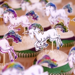 Unicorn Rainbow Cupcakes