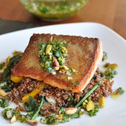 Wild Salmon with Quinoa