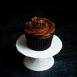 Earl Grey Dark Chocolate Cupcake