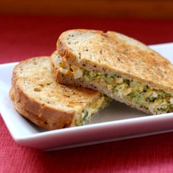 Chicken & Broccoli Grilled Cheese