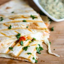 Salmon Quesadilla