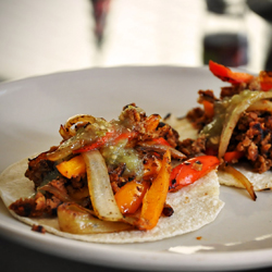 Vegan Meatball Fajitas