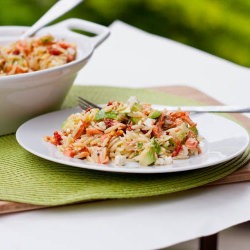 Orzo with Salmon