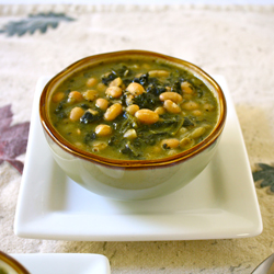 White bean & kale stew