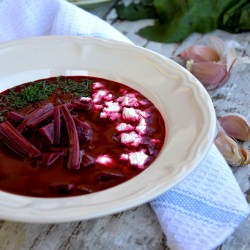 Young beet soup