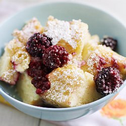 Blackberry Bread Pudding