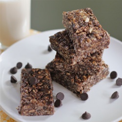 Dark chocolate & brown rice crisp