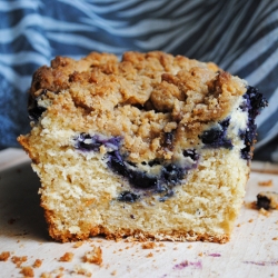 Blueberry Coffee Cake Loaf