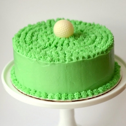 golf ball cake