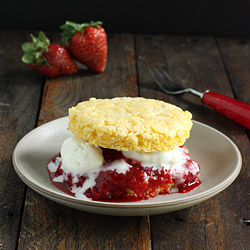 Strawberry Rhubarb Shortcake