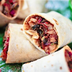 Fennel, White Bean & Chard Wrap