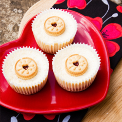 Mini Jammie Dodger Cheesecake