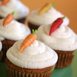 Spring Carrot Cupcakes