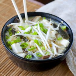 Tofu and Wakame Miso Soup