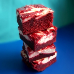 Red Velvet Cheesecake Brownies