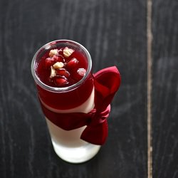 Pomegranate Panna Cotta