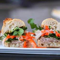 Roasted Pork Shoulder Banh Mi