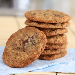 Flax Seed Chocolate Chip Cookies