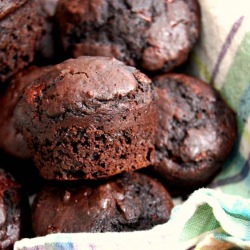 Chocolate chocolate chunk muffins