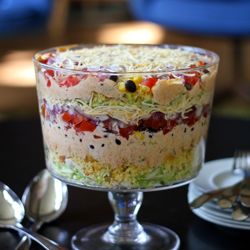 Layered Cornbread Salad