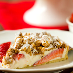 Strawberry Crumble Tart