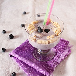 Blueberry Pie Ice Cream Shake