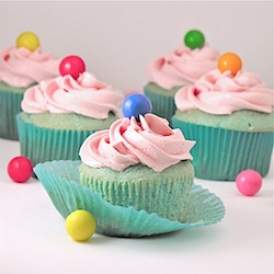 Bubble Gum Cupcakes