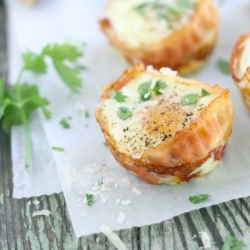 Bacon & Parmesan Egg Cups