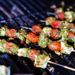 Pesto Chicken Skewers