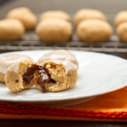 Orange Chocolate Lava Cookies