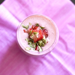 Strawberry Tofu Smoothie