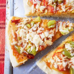 Spicy Vegetable Pizza