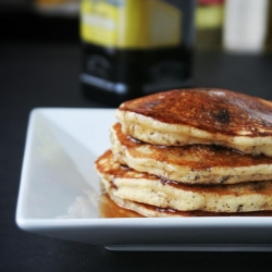 Olive Oil Chocolate Chip Pancakes