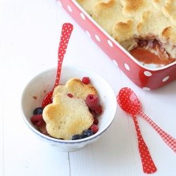 Strawberry Bread Pudding