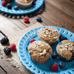 Very Berry Whole Wheat Muffins