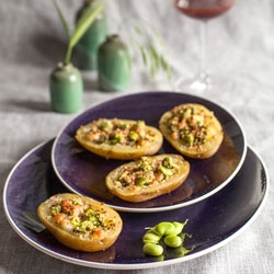 Potatoes With Broad Bean